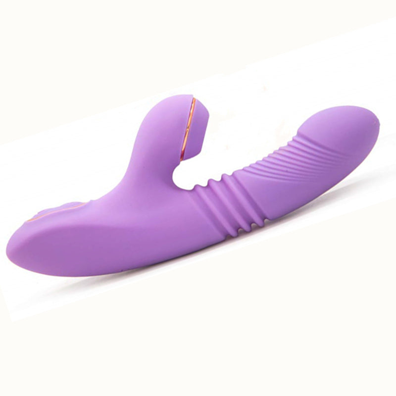 telescopic sucking vibrator