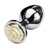 Rose Flower Metal Butt Plug